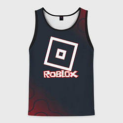Майка-безрукавка мужская Roblox : logo, цвет: 3D-черный
