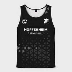 Майка-безрукавка мужская Hoffenheim Форма Champions, цвет: 3D-черный