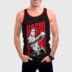 Майка-безрукавка мужская GACHIMUCHI WARRIOR ГАЧИМУЧИ ВОИН, цвет: 3D-красный — фото 2