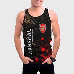 Майка-безрукавка мужская АРСЕНАЛ Arsenal Pro Football Краска, цвет: 3D-черный — фото 2