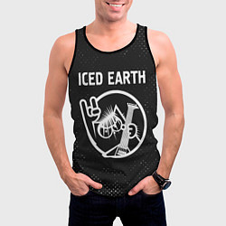 Майка-безрукавка мужская Iced Earth - КОТ - Гранж, цвет: 3D-черный — фото 2