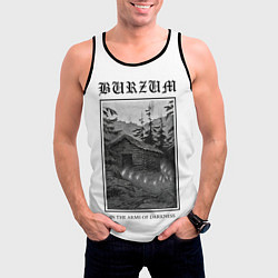 Майка-безрукавка мужская In the arms of darkness - Burzum, цвет: 3D-черный — фото 2