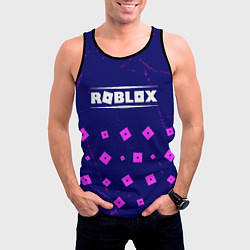 Майка-безрукавка мужская ROBLOX Гранж, цвет: 3D-черный — фото 2