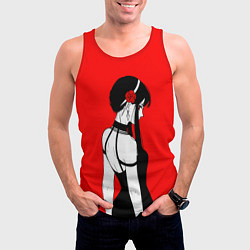 Майка-безрукавка мужская Spy x Family Йор Форджер, цвет: 3D-красный — фото 2