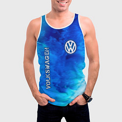 Майка-безрукавка мужская VOLKSWAGEN Volkswagen Пламя, цвет: 3D-белый — фото 2