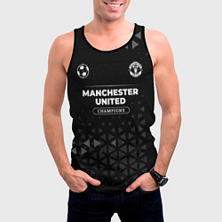 Майка-безрукавка мужская Manchester United Champions Uniform, цвет: 3D-черный — фото 2