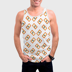 Майка-безрукавка мужская Пищевая сода, цвет: 3D-белый — фото 2