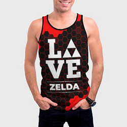 Майка-безрукавка мужская Zelda Love Классика, цвет: 3D-черный — фото 2