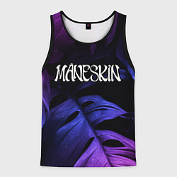 Майка-безрукавка мужская Maneskin Neon Monstera, цвет: 3D-черный