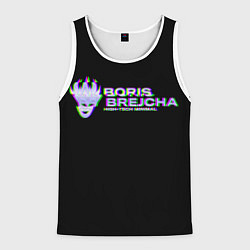 Майка-безрукавка мужская Borij Brejcha Glitch, цвет: 3D-белый