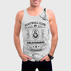 Майка-безрукавка мужская Galatasaray Football Club Number 1 Legendary, цвет: 3D-белый — фото 2