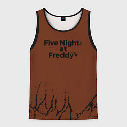 Майка-безрукавка мужская Five Nights At Freddys : game, цвет: 3D-черный