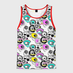 Майка-безрукавка мужская Sport and fitness, цвет: 3D-красный