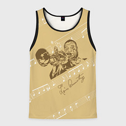 Мужская майка без рукавов Великий джазмен - Луис Армстронг