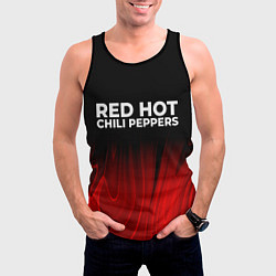 Майка-безрукавка мужская Red Hot Chili Peppers red plasma, цвет: 3D-черный — фото 2