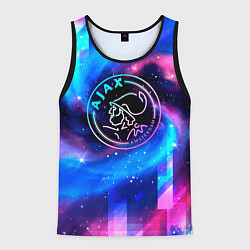 Мужская майка без рукавов Ajax неоновый космос