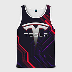 Мужская майка без рукавов Тесла электросхемы