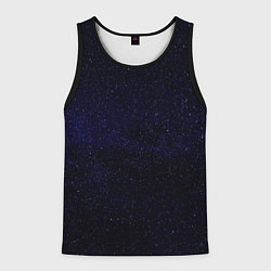 Майка-безрукавка мужская Молчаливые космические дали, цвет: 3D-черный
