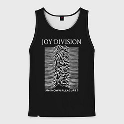 Майка-безрукавка мужская Joy Division - unknown pleasures, цвет: 3D-черный