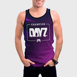 Майка-безрукавка мужская DayZ gaming champion: рамка с лого и джойстиком на, цвет: 3D-черный — фото 2