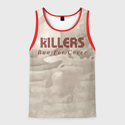 Майка-безрукавка мужская Run For Cover Workout Mix - The Killers, цвет: 3D-красный