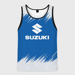 Майка-безрукавка мужская Suzuki - sport, цвет: 3D-черный