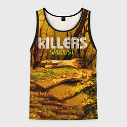 Майка-безрукавка мужская Sawdust - The Killers, цвет: 3D-черный