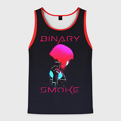 Мужская майка без рукавов Binary Smoke