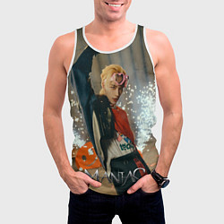 Майка-безрукавка мужская Hyunjin Maniac, цвет: 3D-белый — фото 2