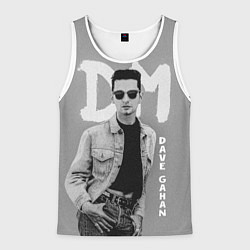 Майка-безрукавка мужская Dave Gahan - Depeche Mode, цвет: 3D-белый
