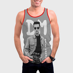 Майка-безрукавка мужская Dave Gahan - Depeche Mode, цвет: 3D-красный — фото 2