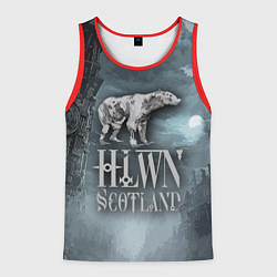 Мужская майка без рукавов Bear- zombie - halloween Scotland