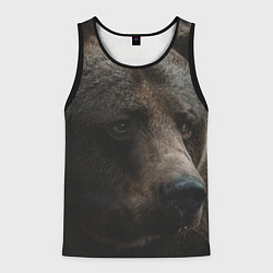 Мужская майка без рукавов Медведь