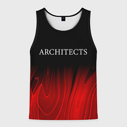 Мужская майка без рукавов Architects red plasma