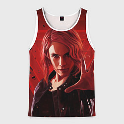 Майка-безрукавка мужская Джесси Фейден арт, цвет: 3D-белый