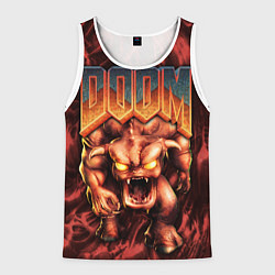 Мужская майка без рукавов DOS DOOM - Bull demon