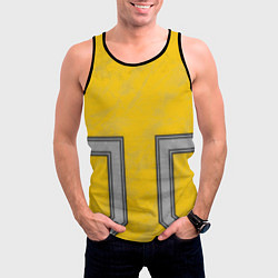 Майка-безрукавка мужская Devid - cyberpunk edgerunners, цвет: 3D-черный — фото 2