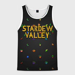 Мужская майка без рукавов Фруктовый паттерн из Stardew Valley
