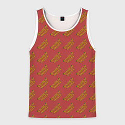 Майка-безрукавка мужская Stardew valley узор, цвет: 3D-белый