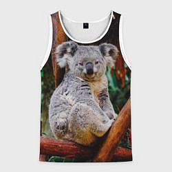 Мужская майка без рукавов Очень уставшая коала