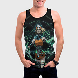 Майка-безрукавка мужская Мелиноя - Hades 2, цвет: 3D-черный — фото 2