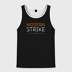 Мужская майка без рукавов Логотип Modern strike online