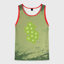 Майка-безрукавка мужская Поп ит доллар хаки, цвет: 3D-красный