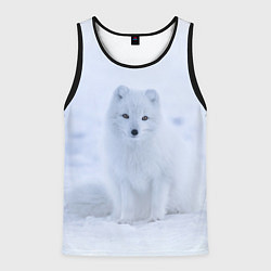 Мужская майка без рукавов Белоснежный Песец