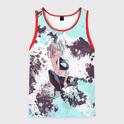 Майка-безрукавка мужская Милая Надзуна Нанакуса арт, цвет: 3D-красный