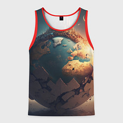 Мужская майка без рукавов Чудесный мир и волшебный город