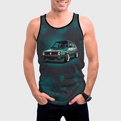 Майка-безрукавка мужская Golf Mk 1992, цвет: 3D-черный — фото 2