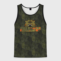 Мужская майка без рукавов Владимир камуфляж