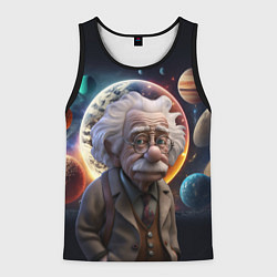Мужская майка без рукавов Альберт Эйнштейн и его теория