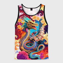 Мужская майка без рукавов Japan dragon - irezumi - tattoo - art